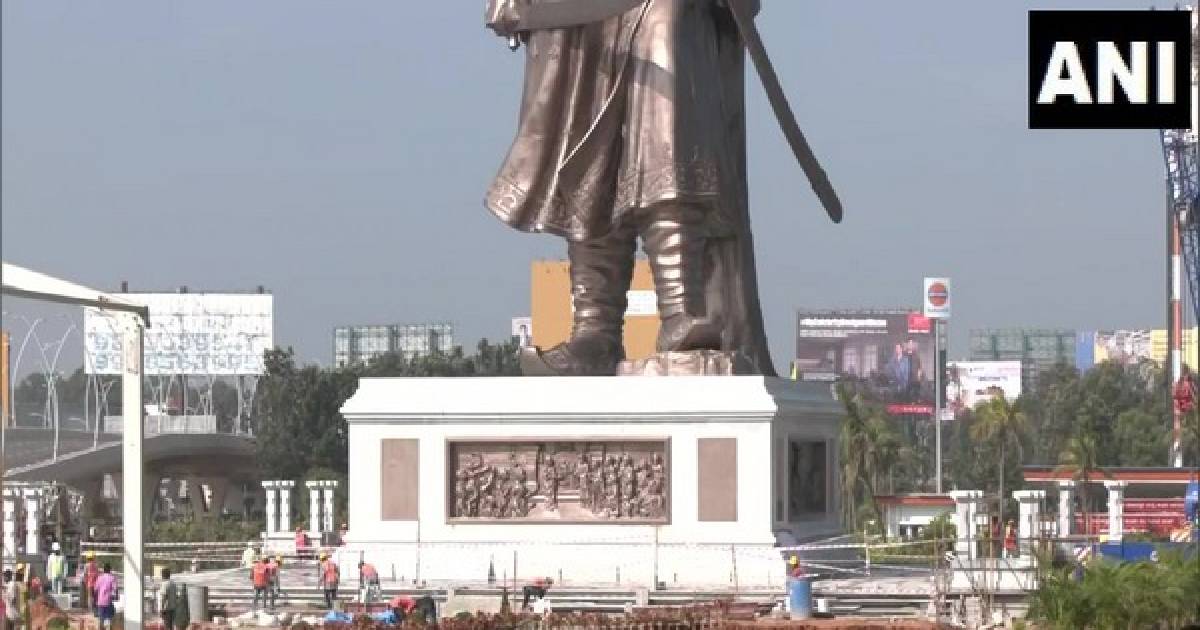 Preparations in full swing for PM Modi's unveiling of Kempegowda statue in Bengaluru